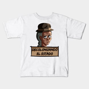 Decolonizing the State - Ecuadorian Senior Man Kids T-Shirt